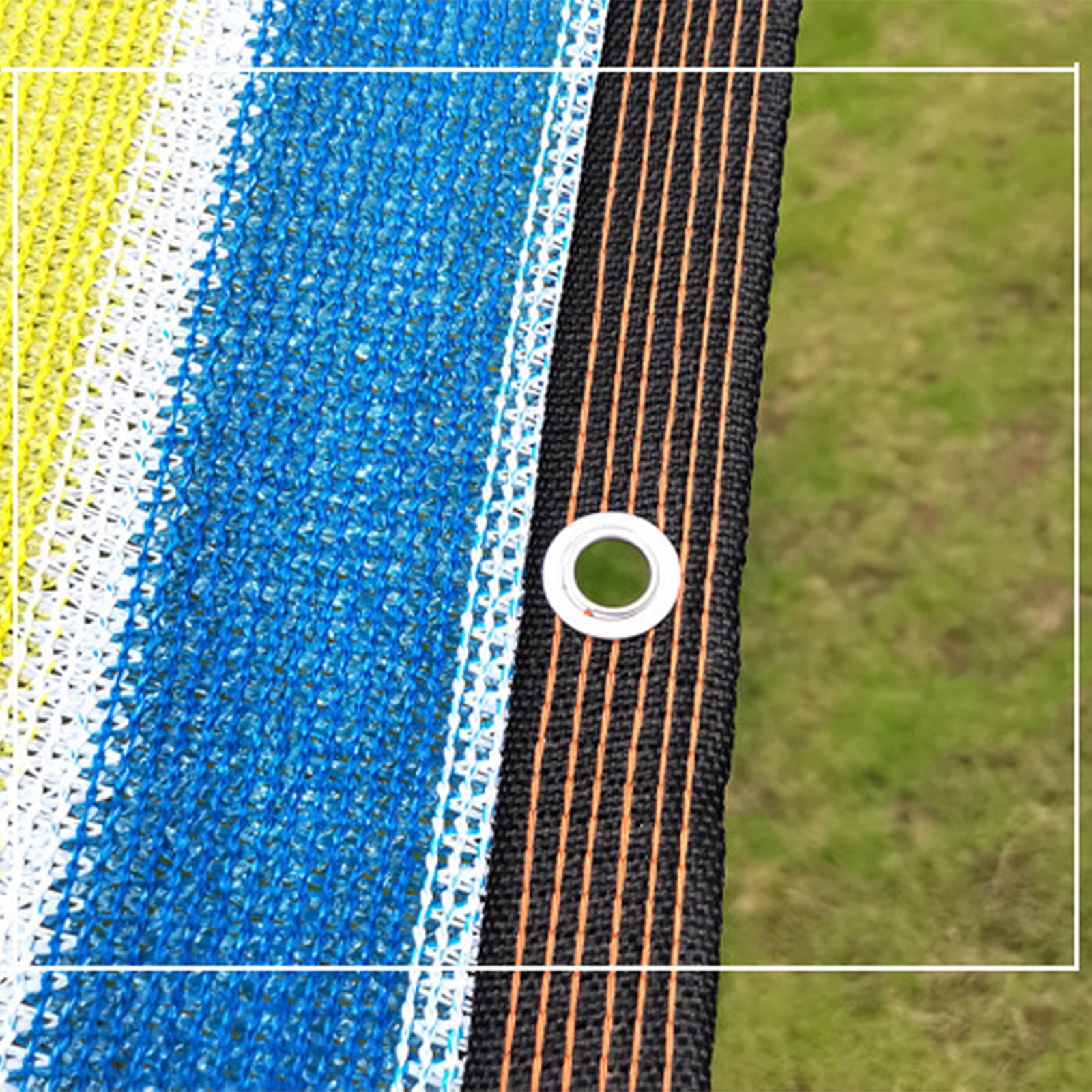 HARPI Premium Fence Mesh Outdoor Sunny Shade Cloth, Pergola, And Backyard Patio Sunshade With Protection, Heat Material, Reinforced Grommets（（Four