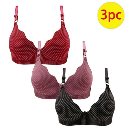 LLYWEY Lace Push up Bras for Women on Sale Bras Elderly Women Ladies Bralette Bra Style-114 Women s Plus Lightly Lined Bra Feature Adult Female Nursing Sports Bras Wine 38B
