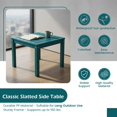 thumbnail image 7 of Resenkos Patio&nbsp;Coffee&nbsp;Tables,Patio Tables,Weather Resistant Adirondack Outdoor Side Table Set of 2-Blue, 7 of 7