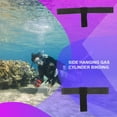 thumbnail image 3 of Wosthever Buceo Bandas de retención convenientes Plegable Ligero Fácil instalación Correa cilíndrica Antideslizante Vendaje Botella Manguera Deportes acuáticos Largo, 3 of 6