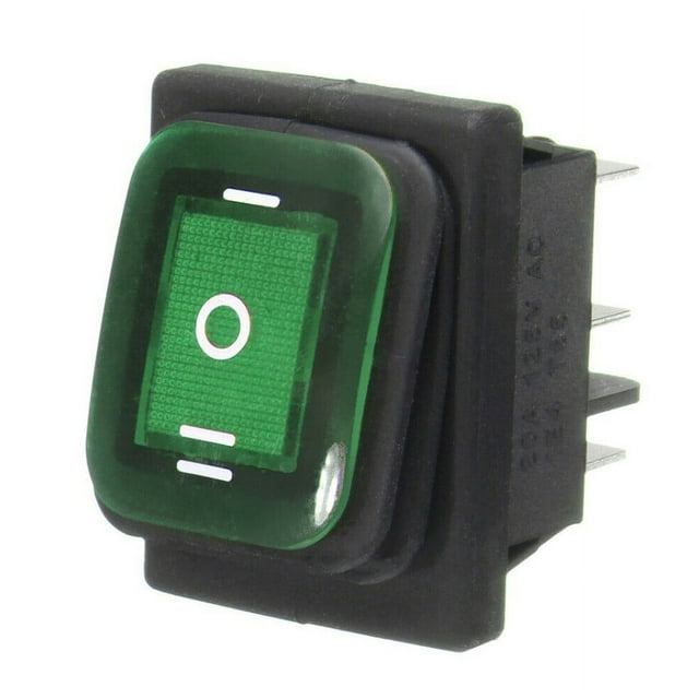 On-Off-On 6-Pin 12V Car/Boat LED Light Rocker Toggle Switch Latching Waterproof