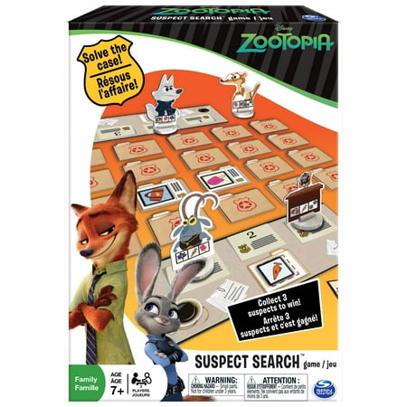 Spin Master Games – Zootopia – Suspect Search Card