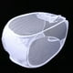 thumbnail image 5 of GOOHOCHY 2 cestas de ropa plegables, bolsa de lavandería, cesta de malla transpirable para el hogar (blancas), 5 of 8