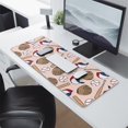 thumbnail image 2 of Long Mouse Pads for Desk,Pink Baseball Gear Pattern Desk Mats on Top Of Desks, Desk Mouse Pad Extra Large with 3mm Non-Slip Base and Stitched Edge for Gaming,Office,Work,Home 31.5"x11.8", 2 of 6