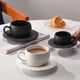 thumbnail image 5 of 280ml Ceramic Coffee Mug,Stone Fired Cup with Saucer,Ideal for Breakfast Milk & Coffee,Egg-Shaped De, 5 of 5