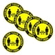 thumbnail image 5 of Pegatinas para suelo harilla de distanciamiento social, panel de aviso de 6 pies para suelo si, 5 of 9