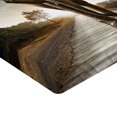 thumbnail image 2 of Ambesonne Animal Fitted Sheet, Walking down a Road, Full Size, Multicolor, 2 of 3