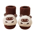thumbnail image 1 of Boys Girls Socks Soft Warm Mid Crew Toddler Socks Winter Fall Learning To Walk, 1 of 3