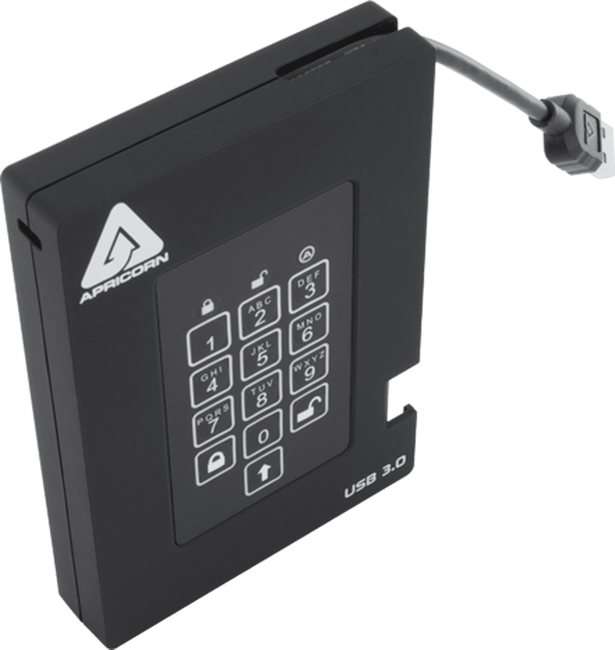 1TB FIPS VALIDATED AEGIS PADLOCK SSD USB 3 HW ENCRYPTED