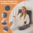 thumbnail image 4 of Juego de almohadas con forma de cuña Bedluxe Orthopedic, 3 unidades, para aliviar el reflujo ácido, 4 of 8