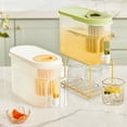 thumbnail image 4 of Injueey Dispensador de bebidas de agua de gran capacidad de 3,9 l con grifo, hervidor de jugo sellado, utensilios para beber, barra de cocina, fiesta de Teteras Amarillo Injueey HA065350-01B, 4 of 6