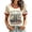 Beige, variant on 9/11 25th Anniversary Womens Tee Never Forget 911 Patriotic Shirt American Flag Graphic Print Crewneck Short Sleeve Memorial Tops