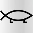 thumbnail image 2 of CafePress - Evolution Fish Water Bottle - Stainless Steel Water Bottle, Sports Bottle, 1.0L, 2 of 5