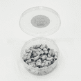 thumbnail image 2 of Caja redonda de 50 piezas para pulir uñas engrosadas, anillo de arena pequeño, mini eje giratorio de repuesto, anillo de arena para eliminar piel muerta, uña cebra blanca, 2 of 6