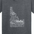 thumbnail image 4 of Inktastic Idaho State Word Salad Youth T-Shirt, 4 of 5
