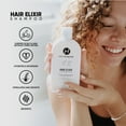 thumbnail image 4 of HYPEGIENE Hair Elixir Anti-Dandruff Shampoo with Turmeric & Red Seaweed, Paraben-Free, Sulfate-Free, Strengthens, Nourishing, 10.1 oz, 4 of 5