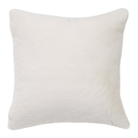 Best Home Fashion Luxe Faux Fur Decorative Pillow