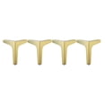 thumbnail image 1 of 4 Metal Legs Sofa feet 13cm Golden, 1 of 6