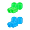 thumbnail image 1 of koolsoo 4x Car Tire Valve Caps, Fluorescent Dust Cover Bike Tire Caps for Bike Vehicles+4x Car Tire Valve Caps, Fluorescent Dust Cover Bike Tire Caps for Bike , Blue Green,, 1 of 9