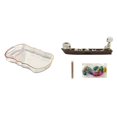 thumbnail image 1 of Bandeja para servir comida, bandeja para tocador de baño, bandeja para frutas, bandeja para comida de cafetería, bandeja para guardar cosméticos, quem, 1 of 8