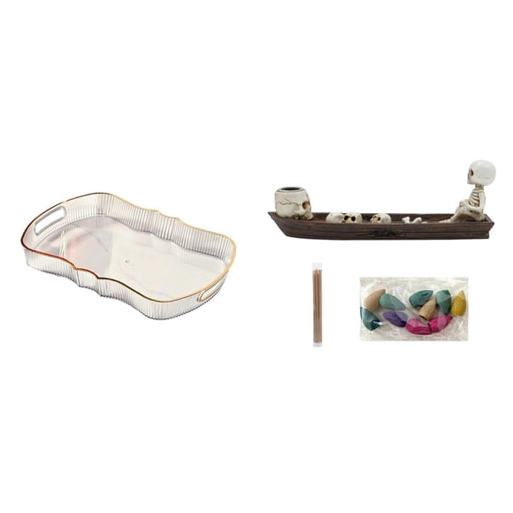 Bandeja para servir comida, bandeja para tocador de baño, bandeja para frutas, bandeja para comida de cafetería, bandeja para guardar cosméticos, quem