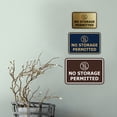 thumbnail image 4 of Signs ByLITA Classic Framed, No Storage Permitted Sign (Navy Blue / White) - Large, 4 of 6