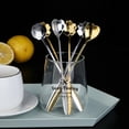 thumbnail image 5 of Long Handle Stainless Steel Ice Cream Tea Coffee Mixing Stirring Spoon Elegant Tableware, 5 of 5