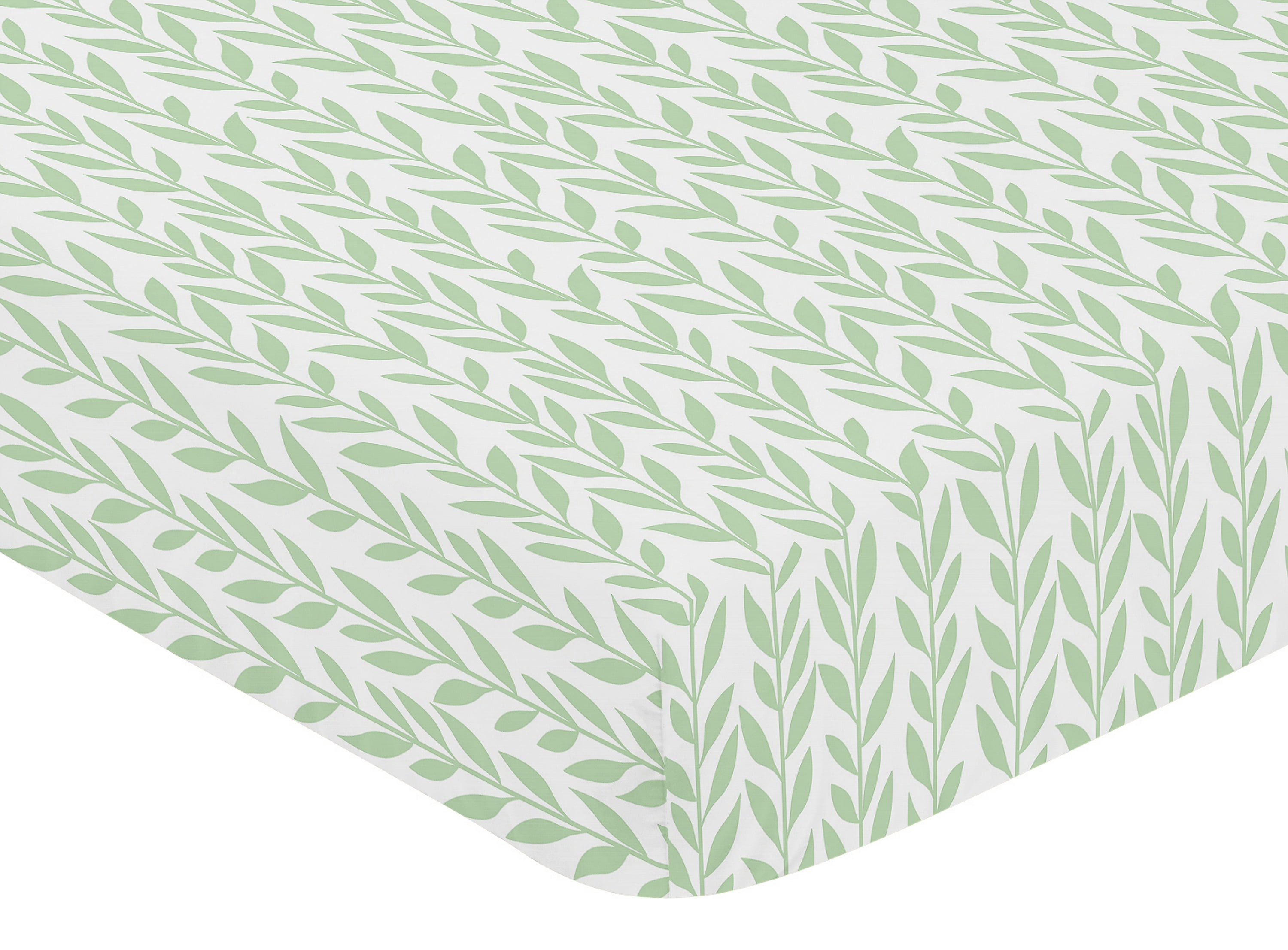 Sweet Jojo Designs Sunflower Yellow Brown and Green 4 Piece Crib Bedding Set
