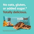 thumbnail image 2 of Perfect Keto Nola Bars, SAF21 Gluten Free, Keto Bars, Low Carb Snack or Breakfast Bar with No Sugar Added, Keto Diet Food, Healthy Snacks for Adults, 2g Net Carb, Coconut Chocolate Chip, 8 Pack, 2 of 3