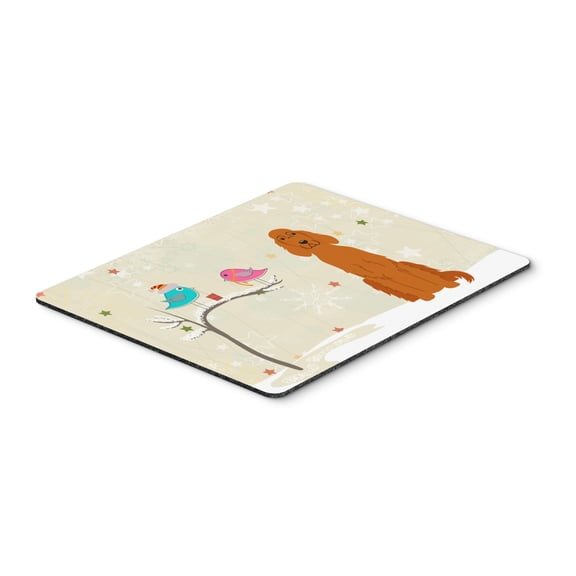 Christmas Presents between Friends Irish Setter Mouse Pad Hot Pad or Trivet