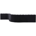 thumbnail image 3 of Meridian Furniture Arc Black Velvet Modular Sectional, 3 of 16