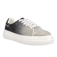 thumbnail image 2 of Corkys Womens Bedazzle Rhinestone Platform Lace Up  Athletic Sneakers Casua, 2 of 5