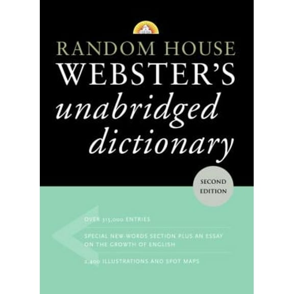 Pre-Owned Random House Webster's Unabridged Dictionary, Second Edition (Hardcover) 0375425993 9780375425998