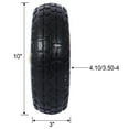 thumbnail image 6 of CQSXDA Heavy-Duty Flat free PU foam Tire and Wheel - 4.10/3.50-4", 10" Diameter, 5/8" Axle Bore Hole, 2.2" Offset Hub and Double Sealed Bearings for Hand Trucks Replacement, 6 of 9