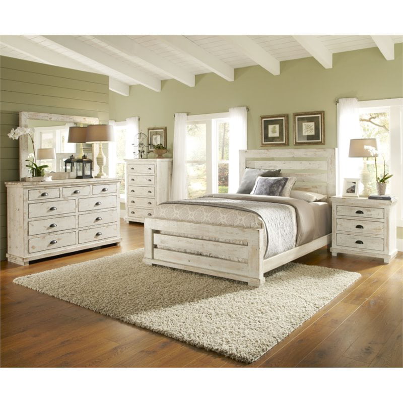 Progressive Furniture Willow 7 Drawer, How To Distress A White Dresser