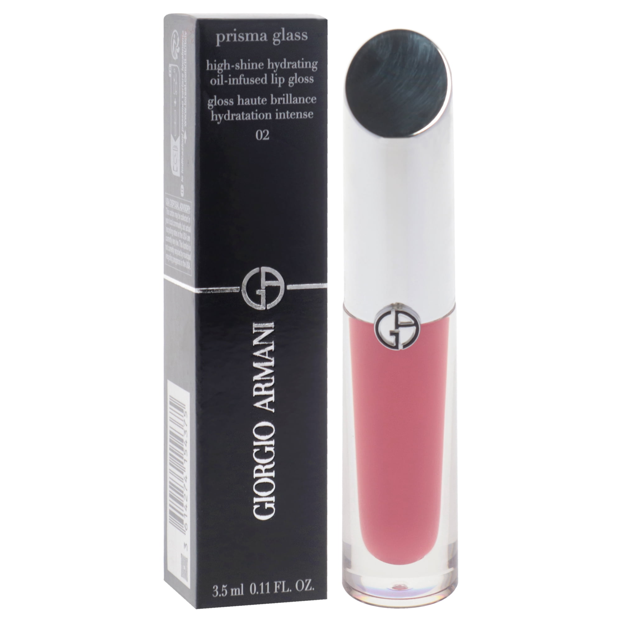 Giorgio Armani Prisma Glass Lip Gloss - 02 Candy Halo , 0.11 oz Lip Gloss