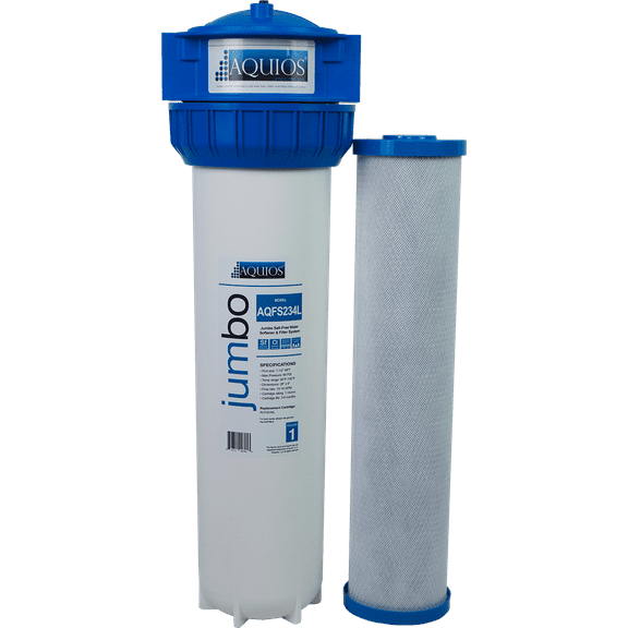 Aquios® AQFS234 Jumbo Salt Free Water Softener & Filter System
