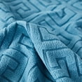 thumbnail image 3 of Xiao Hua 1 funda protectora elástica de felpa totalmente envuelta, extraíble y lavable para cabecera de dormitorio, funda protectora para respaldo de cama, largo 200 cm (gris claro), 3 of 5