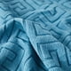 thumbnail image 3 of Xiao Hua 1 funda protectora para cabecera de cama de felpa completamente envuelta, elástica y extraíble, lavable, para decoración de dormitorio, 220 cm de largo (azul), 3 of 5
