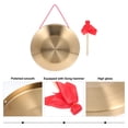 thumbnail image 4 of SHISUYAN 1 Ensemble d'Instruments de Percussion Traditionnels Gong Chinois avec Marteau (Doré), 4 of 6