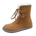 thumbnail image 1 of NECHOLOGY Botas Mujer Adulto Femenino Zapatos Botines de mujer Tacones Tobillo Chunky Casual Cuero Zapatos Botas para mujer Botas para mujer (Brown, 8.5), 1 of 7