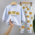 thumbnail image 2 of UAYOTSE Toddler Baby Boys Clothes Winter Outfits Long Sleeve Sweatshirt Tops Pants Set for Girls 6 9 12 18 24 Months 2T 3T 4T,Sizes 4-5 Years, 2 of 5