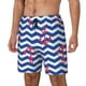 thumbnail image 1 of Balery Nautical Anchors Bañador para hombre, shorts de playa de secado rápido con entrepierna y forro de compresión-X-Large, 1 of 6