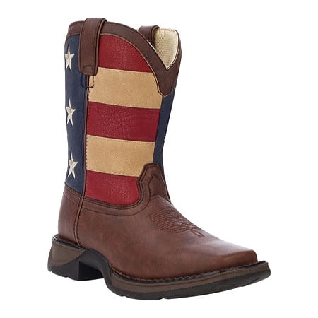 

LIL DURANGO® Kid s Patriotic Western Flag Boot Size 8.5(ME)