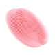 thumbnail image 4 of Cepillo exfoliante corporal de silicona, cepillo de masaje para baño de bebé, cepillo de fregado para el cuero cabelludo y ducha, color rosa, 4 of 8