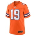 thumbnail image 2 of Men's Nike Marvin Mims Jr Orange Denver Broncos Mile High Collection 1977 Throwback Player Game Jersey, 2 of 6