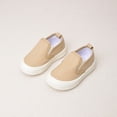 thumbnail image 2 of Dakaela 6M-8Y Infant Baby Girls Boys Canvas Shoes Soft Sole Toddler Slip on Walking Shoes Newborn Crib Loafers Casual Sneakers Khaki 6.5, 2 of 6