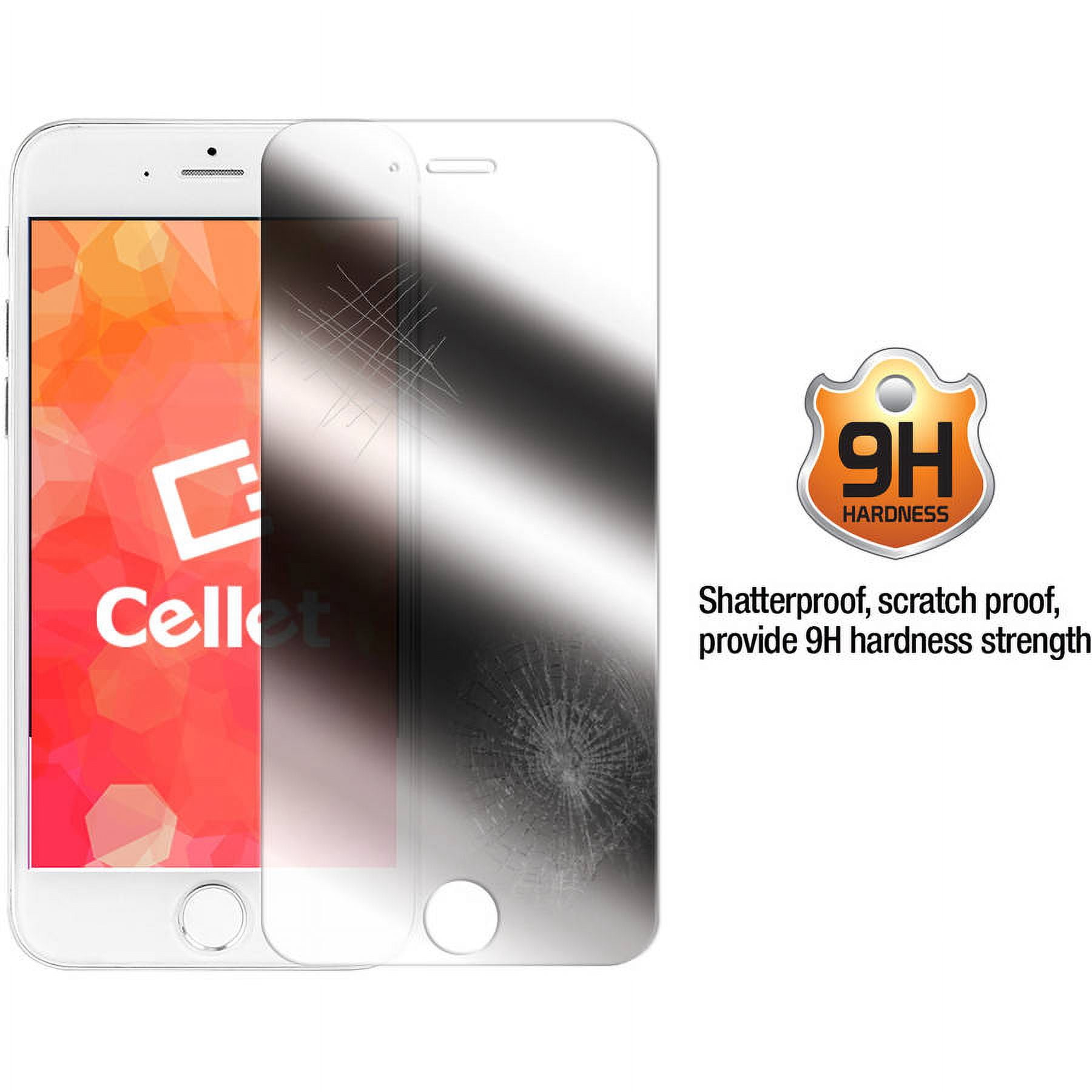 Tempered Glass Privacy Screen Protector for iPhone 7 Plus Perfect Fit