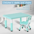 thumbnail image 3 of ZToonmas School Supplies Children'S Combined Study Table Plastic Work Table Can Be Raised and Lowered, 3 of 6