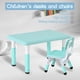 thumbnail image 3 of Ganfancp Mesa de Estudio Combinada para Niños Mesa de Trabajo de Plástico Elevable y Abatible Ofertas y Liquidaciones 1X Escritorio 1X Silla, 3 of 4